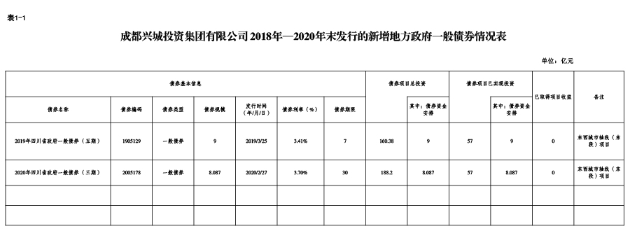 开云网页版-2018年—2020年末发行的新增地方政府一般债券情况表